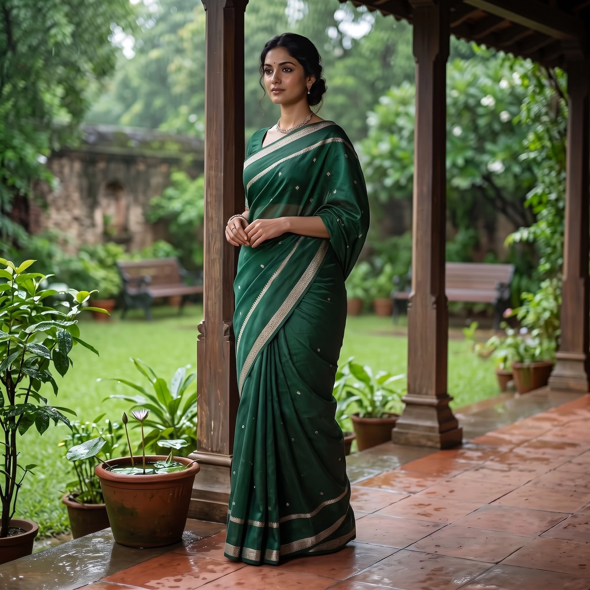 Design Artemayi, Banarasi Silk Booti Saree